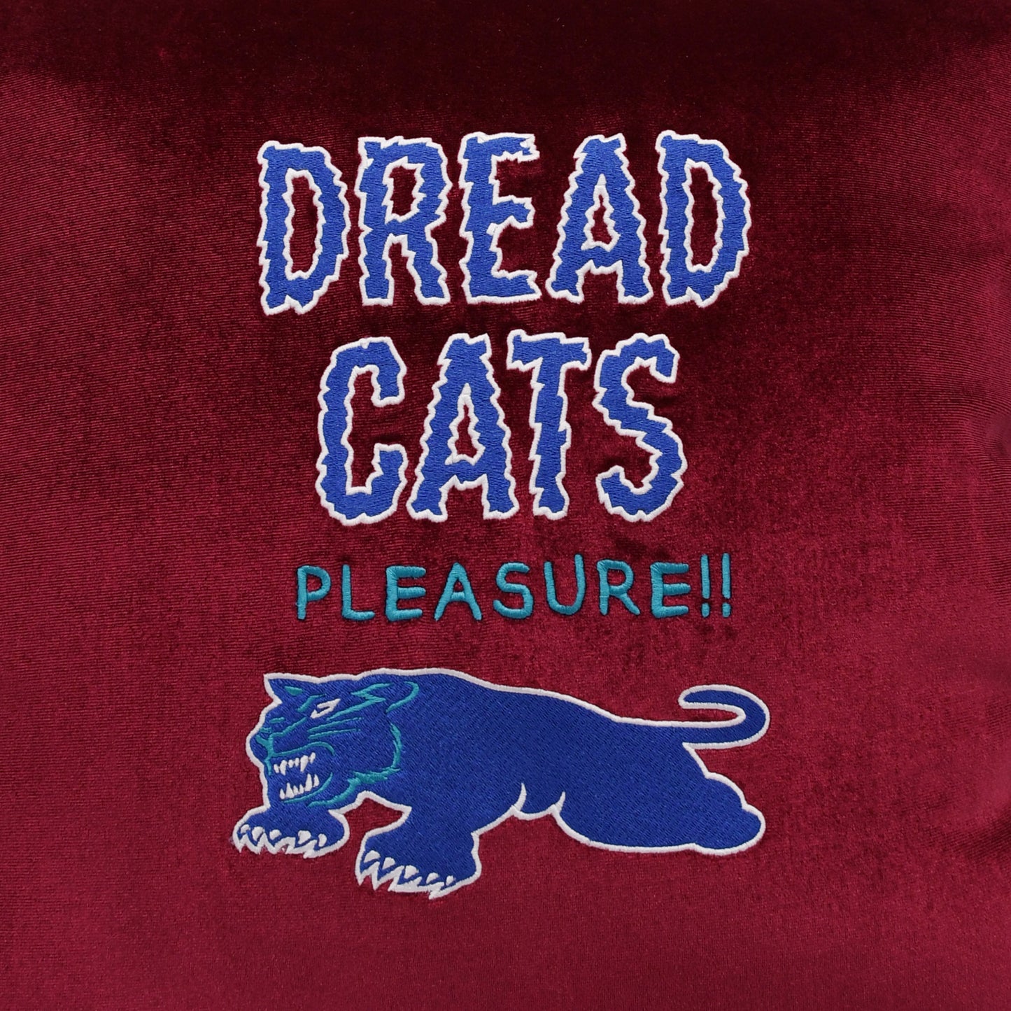 VELOR CUSHION COVER - DREAD CATS