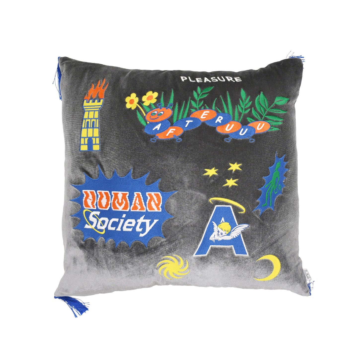 VELOR CUSHION COVER - HUMAN SOCIETY