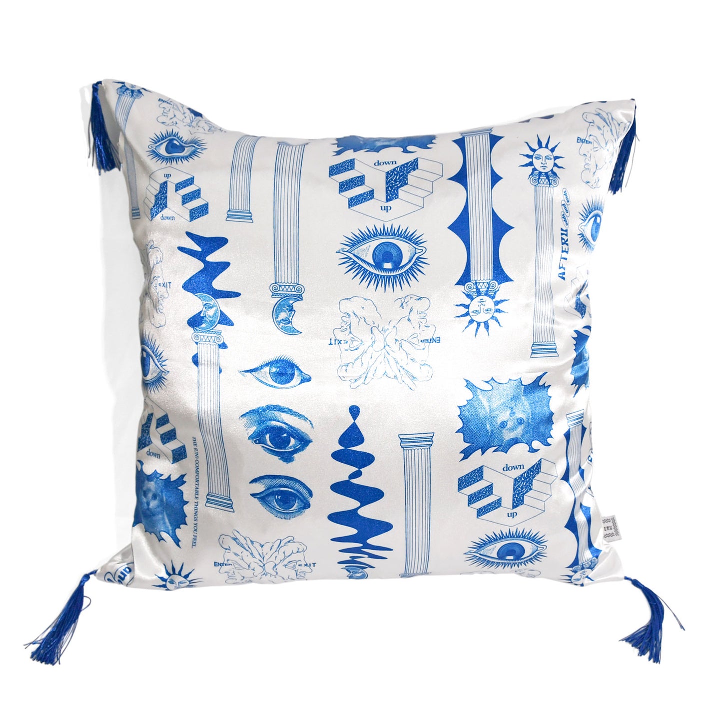 SATIN CUSHION COVER - EYE