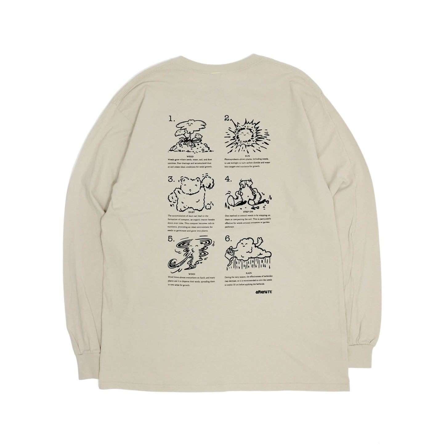 TE × AFTERU ZASSOU L/S TEE