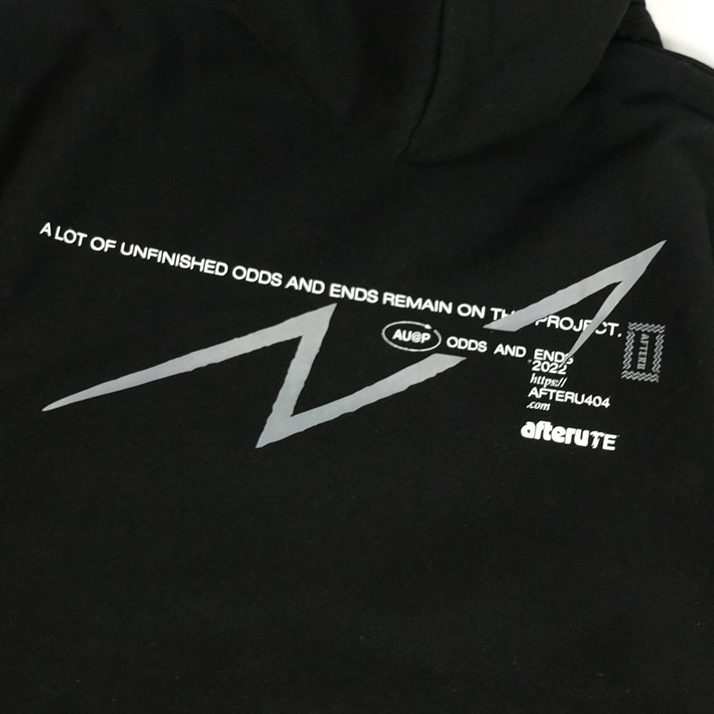 TE × AFTERU LETTER HOODIE