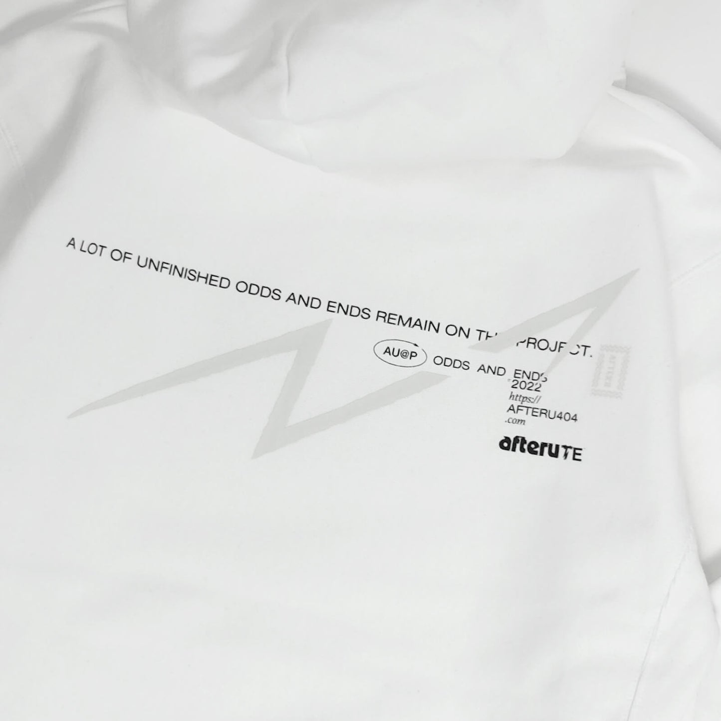 TE × AFTERU LETTER HOODIE