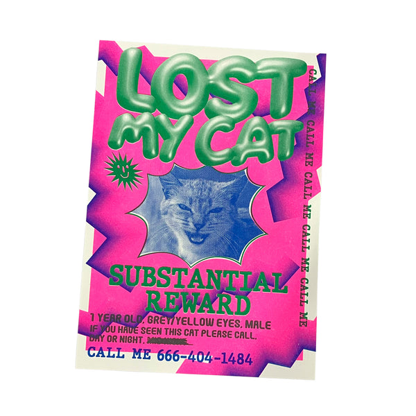 LOST CAT POSTER