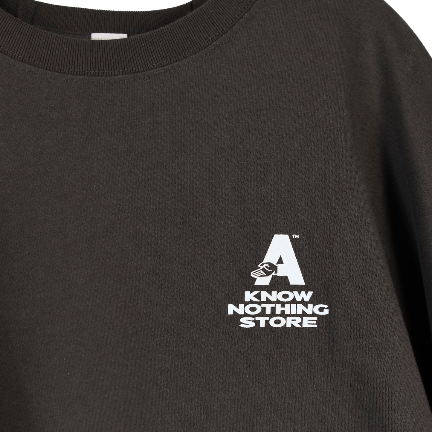 KNOW NOTHING L/S TEE - BLK
