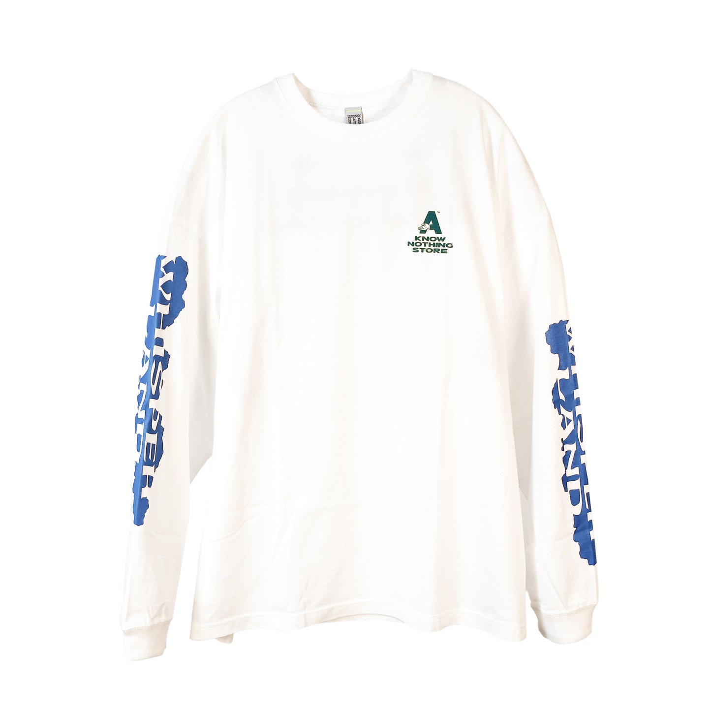 KNOW NOTHING L/S TEE - WHT