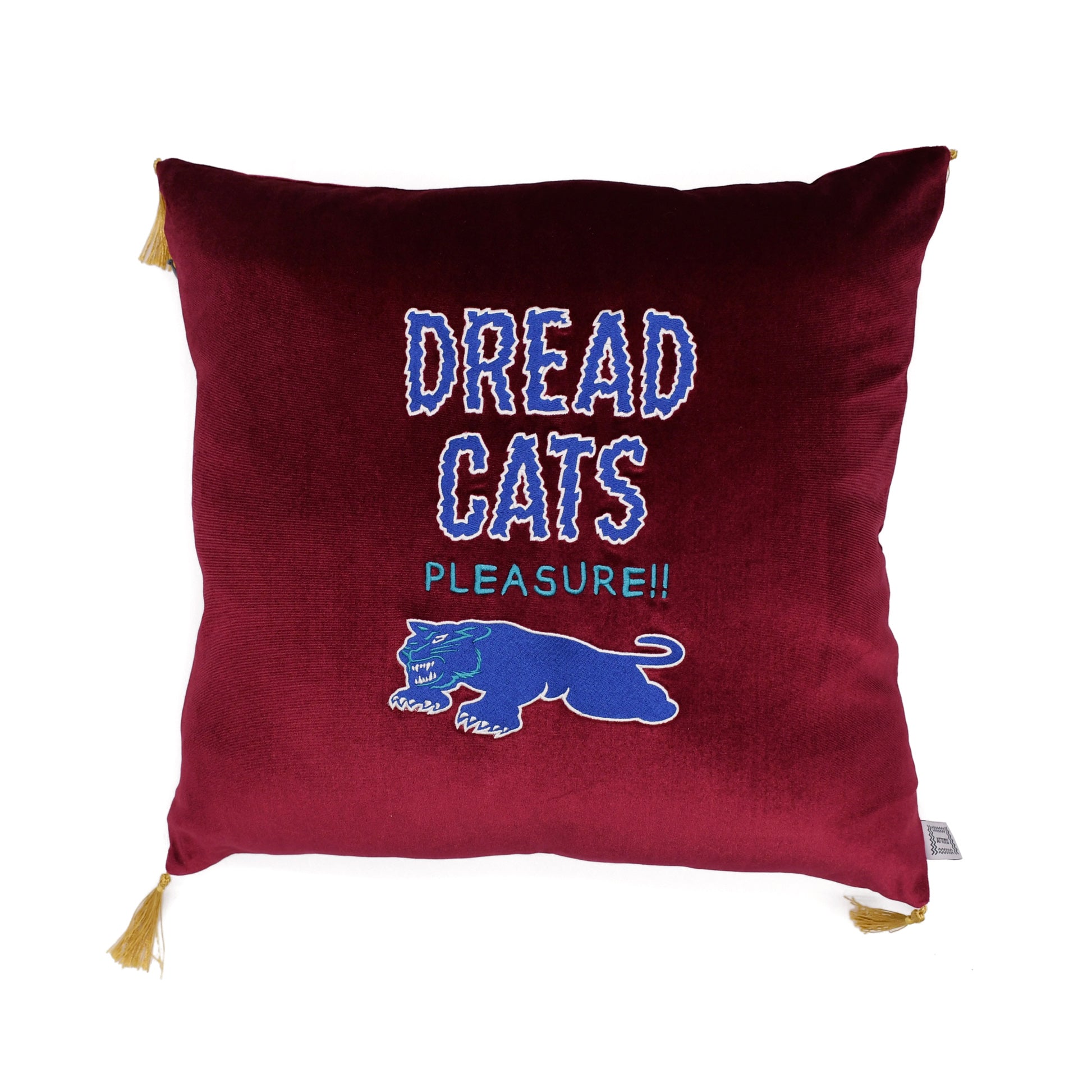 VELOR CUSHION COVER - DREAD CATS – AFTERU